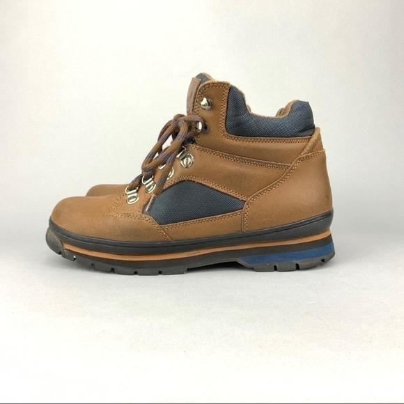 G.h. Bass Men’s Vintage Leather Hiking Boots Size 8 Brown - Picture 9 of 11